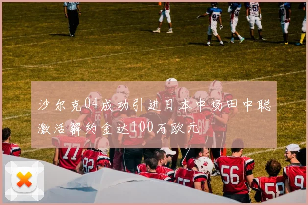 沙尔克04成功引进日本中场田中聪激活解约金达100万欧元